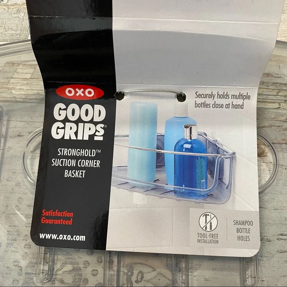 Good Grips Stronghold Suction Corner Basket